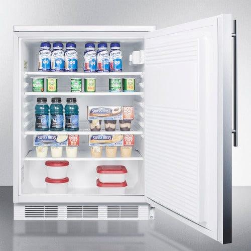 Summit Refrigerators Accucold 24&quot; Wide Built-In All-Refrigerator FF7LWBISSHV