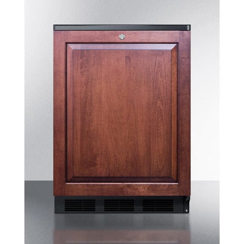Summit Refrigerators Accucold 24" Wide Built-In All-Refrigerator (Panel Not Included) FF7LBLKBIIF