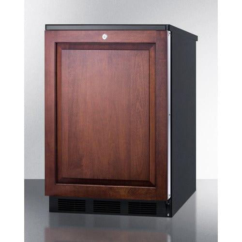 Summit Refrigerators Accucold 24" Wide Built-In All-Refrigerator (Panel Not Included) FF7LBLKBIIF