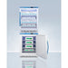 Summit Refrigerators Accucold 24" Wide Performance Series All-Refrigerator/All-Freezer Combination ARG6PV-AFZ5PVBIADASTACK