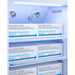 Summit Refrigerators Accucold 24" Wide Performance Series All-Refrigerator/All-Freezer Combination ARS6PV-AFZ5PVBIADASTACK