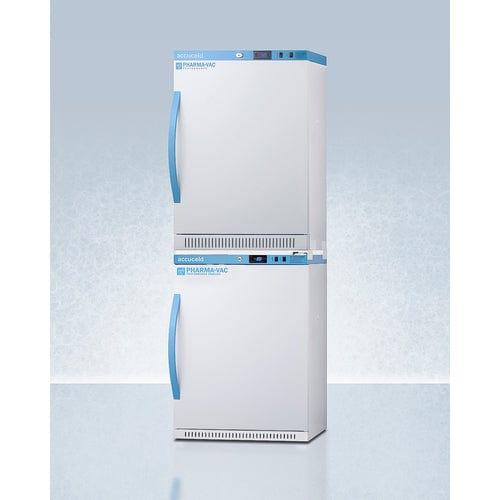 Summit Refrigerators Accucold 24&quot; Wide Performance Series All-Refrigerator/All-Freezer Combination ARS6PV-AFZ5PVBIADASTACK