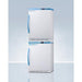 Summit Refrigerators Accucold 24" Wide Performance Series All-Refrigerator/All-Freezer Combination ARS6PV-AFZ5PVBIADASTACK