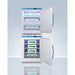 Summit Refrigerators Accucold 24" Wide Performance Series All-Refrigerator/All-Freezer Combination ARS6PV-AFZ5PVBIADASTACK