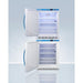 Summit Refrigerators Accucold 24" Wide Performance Series All-Refrigerator/All-Freezer Combination ARS6PV-AFZ5PVBIADASTACKLHD
