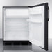 Summit Refrigerators Accucold 24" Wide Refrigerator-Freezer, ADA Compliant AL652BK