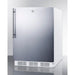 Summit Refrigerators Accucold 24" Wide Refrigerator-Freezer, ADA Compliant CT66LWSSHVADA