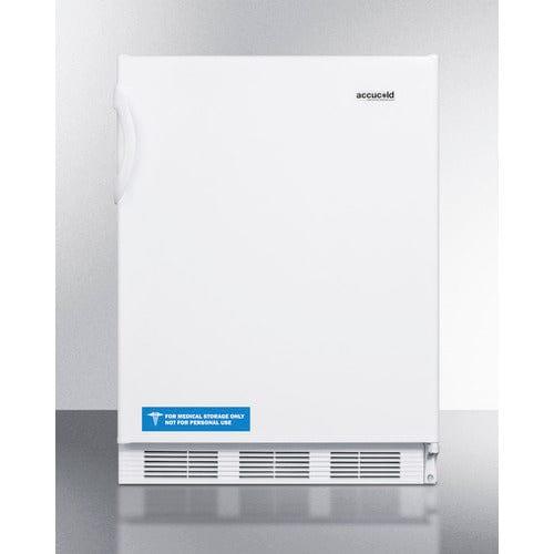 Summit Refrigerators Accucold 24" Wide Refrigerator-Freezer, ADA Compliant CT66WADA