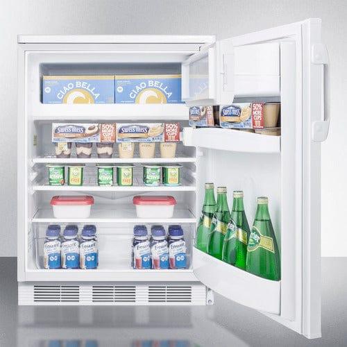 Summit Refrigerators Accucold 24&quot; Wide Refrigerator-Freezer CT66LW