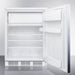 Summit Refrigerators Accucold 24" Wide Refrigerator-Freezer CT66LWSSHH