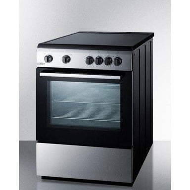 Summit Electric Range/Stove Accucold 24" Wide Smooth Top Electric Range CLRE24