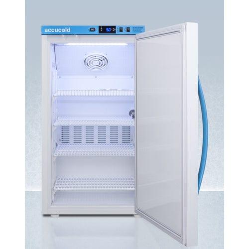 Summit Laboratory Freezers Accucold 3 Cu.Ft. Counter Height Vaccine Refrigerator, Certified to NSF/ANSI 456 Vaccine Storage Standard ARS3PV456