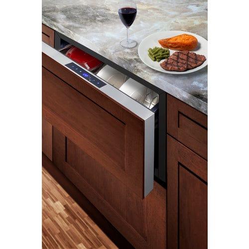 Summit Refrigerators Accucold 30&quot; Wide Convertible Drawer Refrigerator/Warming Cabinet SPHC30