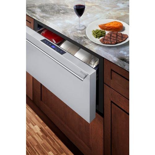 Summit Refrigerators Accucold 30&quot; Wide Convertible Drawer Refrigerator/Warming Cabinet SPHC30