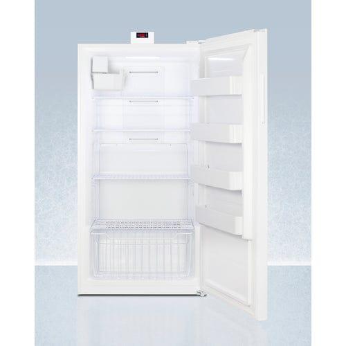 Summit Refrigerators Accucold 33" Wide Upright All-Freezer with Icemaker FFUF194IM
