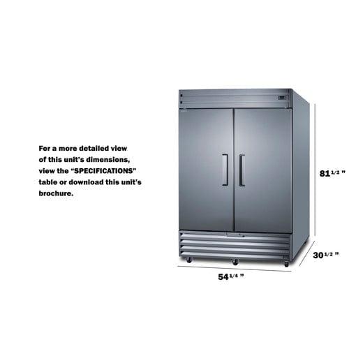 Summit Refrigerators Accucold 39 Cu.Ft. Upright Healthcare Freezer ACFF436L