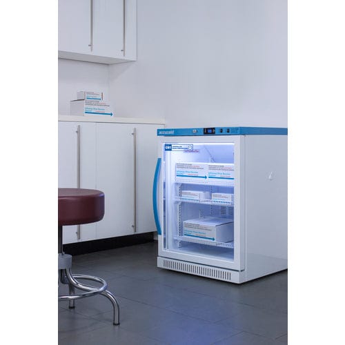 Summit Refrigerators Accucold 6 Cu.Ft. ADA Height Upright Controlled Room Temperature Cabinet ARG6PV-CRT