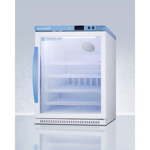Summit Refrigerators Accucold 6 Cu.Ft. ADA Height Vaccine Refrigerator, Certified to NSF/ANSI 456 Vaccine Storage Standard ARG61PVBIADA456