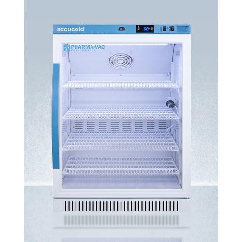 Summit Refrigerators Accucold 6 Cu.Ft. ADA Height Vaccine Refrigerator, Certified to NSF/ANSI 456 Vaccine Storage Standard ARG6PV456