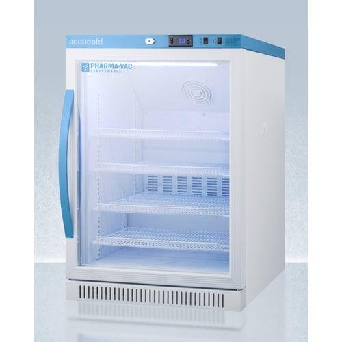 Summit Refrigerators Accucold 6 Cu.Ft. ADA Height Vaccine Refrigerator, Certified to NSF/ANSI 456 Vaccine Storage Standard ARG6PV456