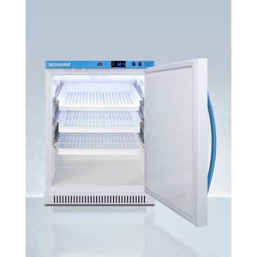 Summit Refrigerators Accucold 6 Cu.Ft. ADA Height Vaccine Refrigerator with Removable Drawers ARS6PVDR