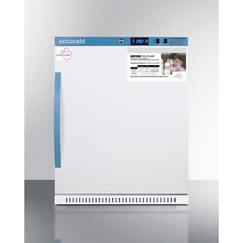 Summit Refrigerators Accucold 6 Cu.Ft. MOMCUBE® Breast Milk Refrigerator, ADA Compliant MLRS62BIADAMC