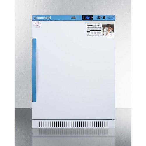 Summit Refrigerators Accucold 6 Cu.Ft. MOMCUBE® Breast Milk Refrigerator, ADA Height MLRS6MC
