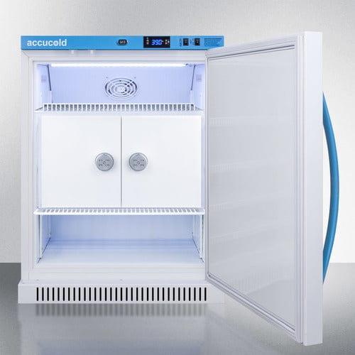 Summit Refrigerators Accucold 6 Cu.Ft. MOMCUBE® Breast Milk Refrigerator, ADA Height MLRS6MCLK