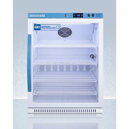 Summit Refrigerators Accucold 6 Cu.Ft. Upright Controlled Room Temperature Cabinet, ADA Height ARG61PVBIADA-CRT