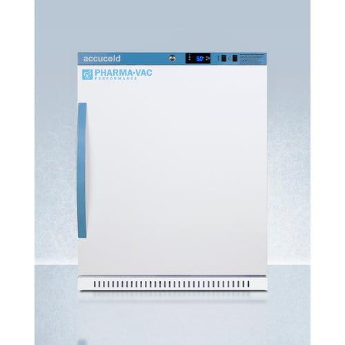 Summit Laboratory Freezers Accucold 6 Cu.Ft. Vaccine Refrigerator, ADA Height ARS62PVBIADA