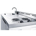 Summit Prefabricated Kitchens & Kitchenettes Accucold 60" Wide All-In-One Kitchenette C60EL