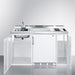 Summit Prefabricated Kitchens & Kitchenettes Accucold 60" Wide All-In-One Kitchenette C60EL