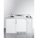 Summit Prefabricated Kitchens & Kitchenettes Accucold 60" Wide All-In-One Kitchenette C60EL
