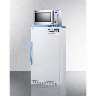Summit Refrigerators Accucold 8 cu.ft. MOMCUBE Breast Milk Refrigerator/Microwave Combination MLRS8MC-SCM1000SS