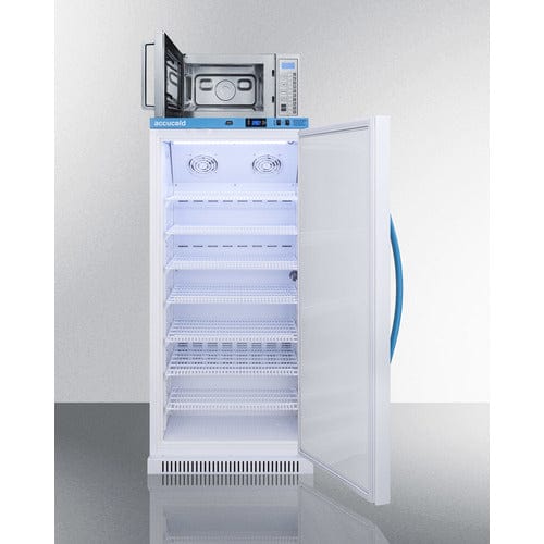 Summit Refrigerators Accucold 8 cu.ft. MOMCUBE Breast Milk Refrigerator/Microwave Combination MLRS8MC-SCM1000SS