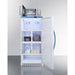 Summit Refrigerators Accucold 8 cu.ft. MOMCUBE Breast Milk Refrigerator/Microwave Combination MLRS8MCLK-SCM1000SS