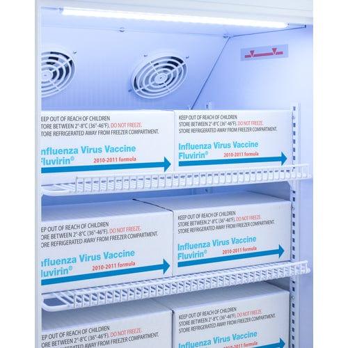 Summit Refrigerators Accucold 8 Cu.Ft. Upright Vaccine Refrigerator, Certified to NSF/ANSI 456 Vaccine Storage Standard ARS8PV456