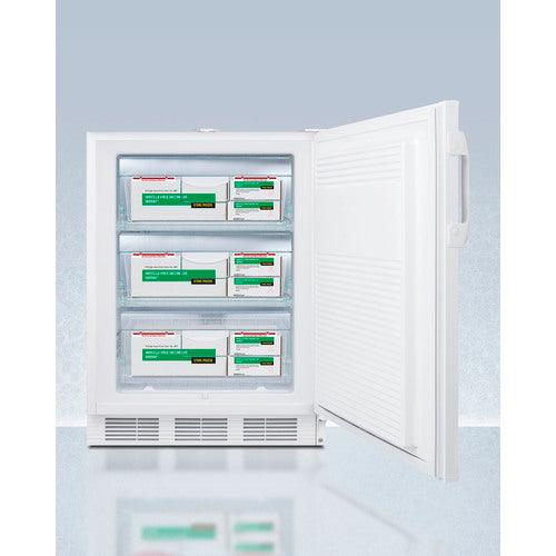 Summit Freezers Accucold ADA Rated VT65MLVAC456ADA 24" Wide Built-In Vaccine Freezer
