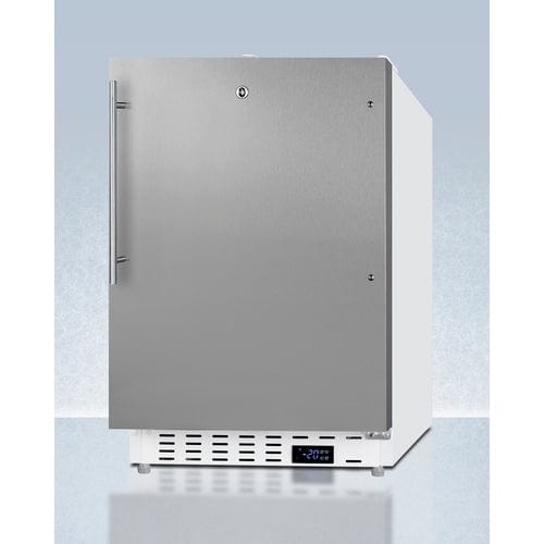 Summit Refrigerators Accucold ADA305AFSSHVLHD  20" Wide Built-In Healthcare All-Freezer | ADA