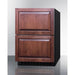 Summit Refrigerators Accucold ADFD243PNR | 24" Wide 2-Drawer All-Freezer | ADA