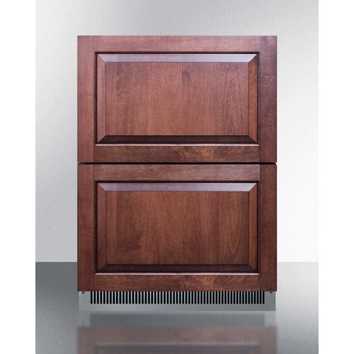 Summit Refrigerators Accucold ADRD24PNR | 24" Wide 2-Drawer All-Freezer | ADA