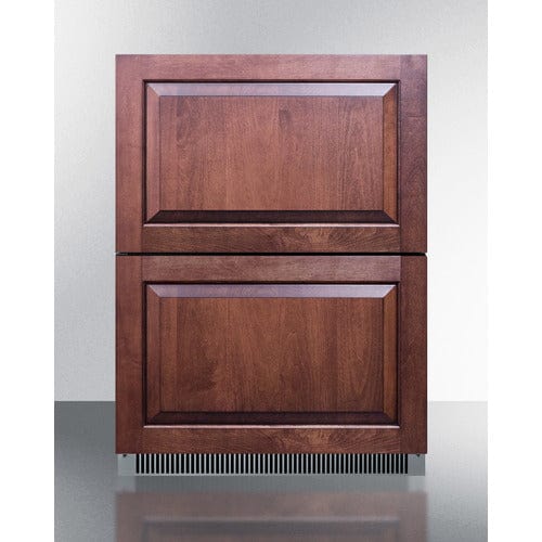 Summit Refrigerators Accucold ADRD24PNR | 24" Wide 2-Drawer All-Freezer | ADA