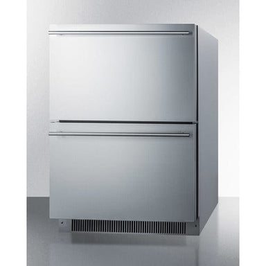 Summit Refrigerators Accucold ADRD24PNR | 24" Wide 2-Drawer All-Freezer | ADA