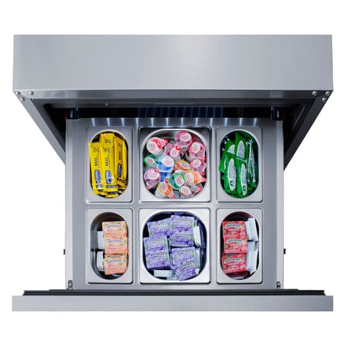 Summit Refrigerators Accucold ADRD24PNR | 24" Wide 2-Drawer All-Freezer | ADA