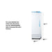 Summit Refrigerators Accucold AFS14PVLHD | 9.53 Cu. Ft. Upright Vaccine All-Freezer