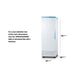Summit Refrigerators Accucold AFS17PVLHD | 14.83 Cu. Ft. Upright Vaccine All-Freezer
