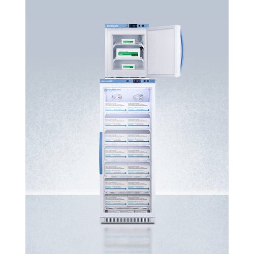 Summit Healthcare Refrigerator Accucold ARG12PV-AFZ1PVSTACK 24" Wide Performance Series All-Refrigerator/All-Freezer Combination