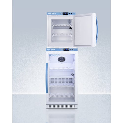 Summit Healthcare Refrigerator Accucold ARG31PVBIADA-AFZ1PVSTACK 20&quot; Wide Performance Series All-Refrigerator/All-Freezer Combination