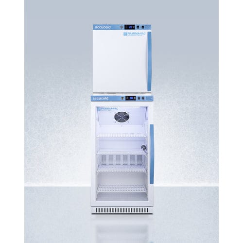 Summit Healthcare Refrigerator Accucold ARG31PVBIADA-AFZ1PVSTACKLHD 20" Wide Performance Series All-Refrigerator/All-Freezer Combination