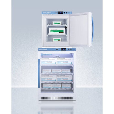 Summit Healthcare Refrigerator Accucold ARG6PV-AFZ1PVSTACK 24" Wide Performance Series All-Refrigerator/All-Freezer Combination